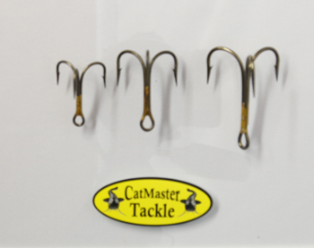 CatMaster Tackle M.A. Siluro Treble Hooks 4X Size 5/0